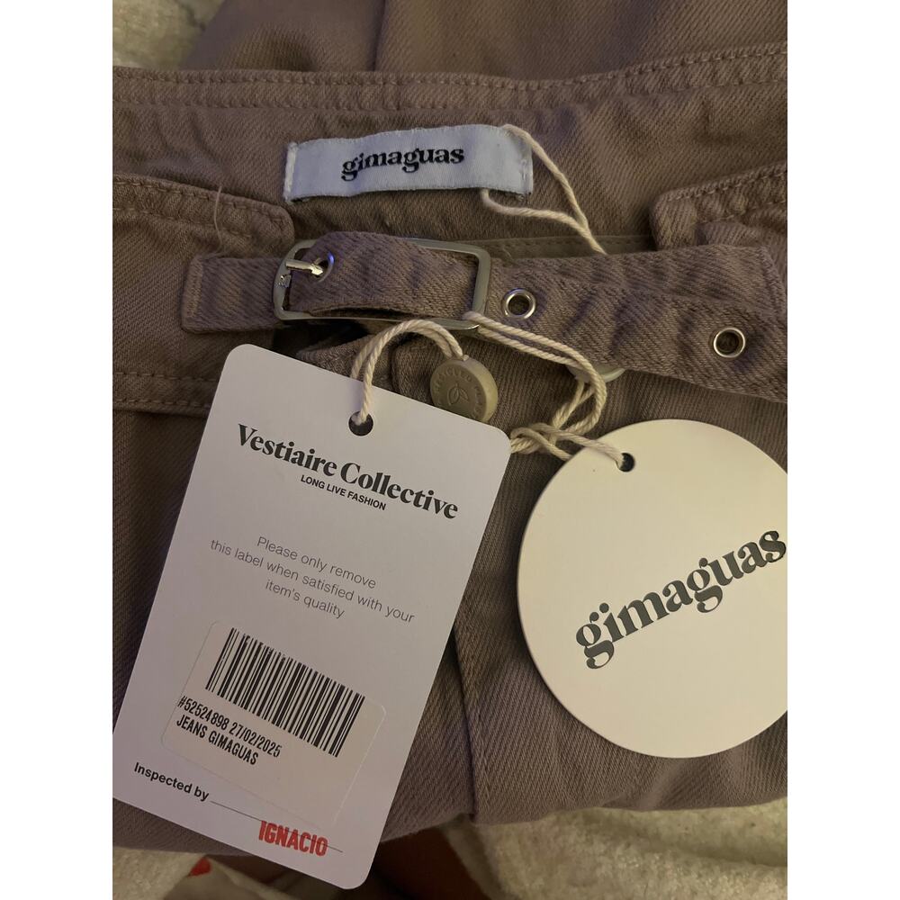 GIMAGUAS Nicole Trousers in Exclusive SSENSE Muted Mauve Colorway NWT EU36 US4 - Picture 4 of 9